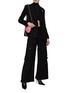 Figure View - Click To Enlarge - AMIRI - High Rise Wide Leg Cotton Blend Cargo Pants