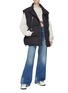 Figure View - Click To Enlarge - AMIRI - HIGH RISE WIDE LEG JEANS