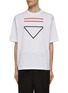 Main View - Click To Enlarge - PRADA - INVERTED TRIANGLE CREWNECK T-SHIRT