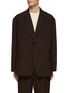 Main View - Click To Enlarge - THE FRANKIE SHOP - ‘Beo’ Drop Shoulder Single Breasted Blazer