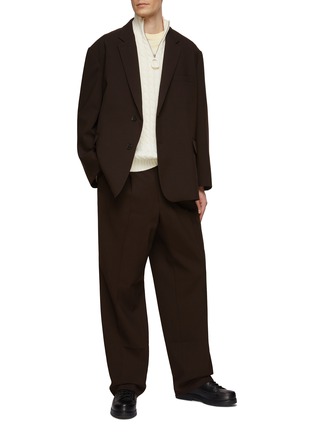 Figure View - Click To Enlarge - THE FRANKIE SHOP - ‘Beo’ Drop Shoulder Single Breasted Blazer