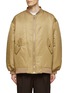 Main View - Click To Enlarge - THE FRANKIE SHOP - ‘ASTRA’ OVERSIZE FRONT ZIP BOMBER JACKET