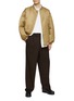 Figure View - Click To Enlarge - THE FRANKIE SHOP - ‘ASTRA’ OVERSIZE FRONT ZIP BOMBER JACKET