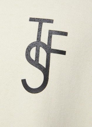  - THE FRANKIE SHOP - ‘Alec’ Logo Cotton Drawstring Hoodie