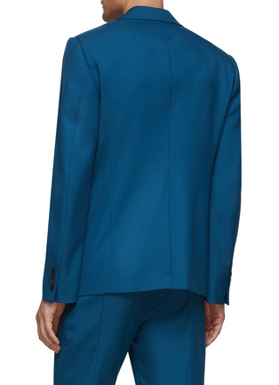 Back View - Click To Enlarge - ALEXANDER MCQUEEN - UNIFORM NEAT SHOULDER SINGLE BREASTED SERGE BLAZER