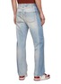 ALEXANDER MCQUEEN - Contrast Side Panel Light Washed Straight Jeans