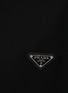  - PRADA - Triangular Logo Cotton Zip Up Shirt Jacket