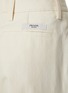  - PRADA - Logo Patch Flat Front Pressed Crease Wide Leg Tailored Pants