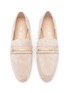 Detail View - Click To Enlarge - STUART WEITZMAN - ‘Crystal Jet’ Crystal Embellished Almond Toe Suede Loafers