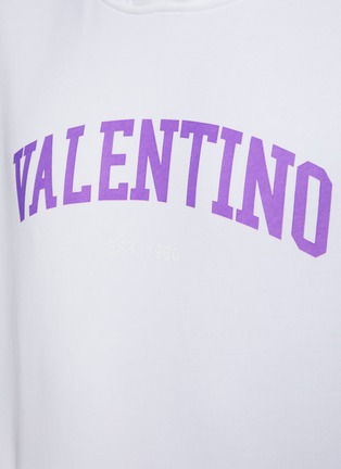  - VALENTINO GARAVANI - Logo Print Drawstring Hoodie