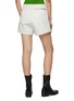 Back View - Click To Enlarge - PRADA - Exposed Zipper High Rise Leather Shorts