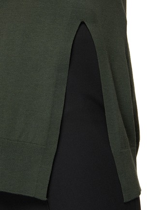  - ALEXANDER MCQUEEN - Shoulder Cutout V-Neck Button Front Cardigan