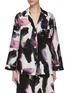 Main View - Click To Enlarge - ALEXANDER MCQUEEN - Watercolour Brush Stroke Print Long Sleeve Blouse