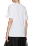 Back View - Click To Enlarge - ALEXANDER MCQUEEN - Oversize Bustier Print Crewneck Short Sleeve T-Shirt