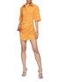 Figure View - Click To Enlarge - JACQUEMUS - Short Sleeve Wrap Shirt Dress