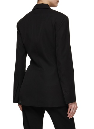 Back View - Click To Enlarge - JACQUEMUS - Single Breasted Wrap Blazer