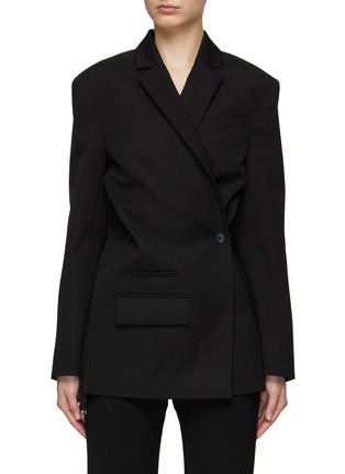 Main View - Click To Enlarge - JACQUEMUS - Single Breasted Wrap Blazer