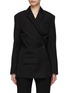 Main View - Click To Enlarge - JACQUEMUS - Single Breasted Wrap Blazer