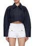 Main View - Click To Enlarge - JACQUEMUS - Cropped Zipped Denim Jacket