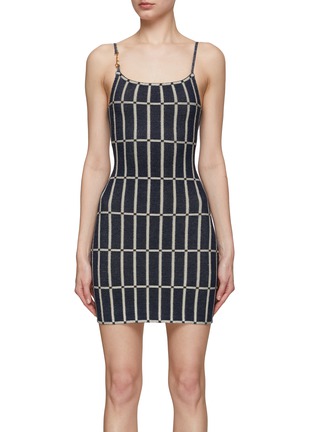 Main View - Click To Enlarge - JACQUEMUS - La Robe Maille Malha' Bodycon Mini Dress