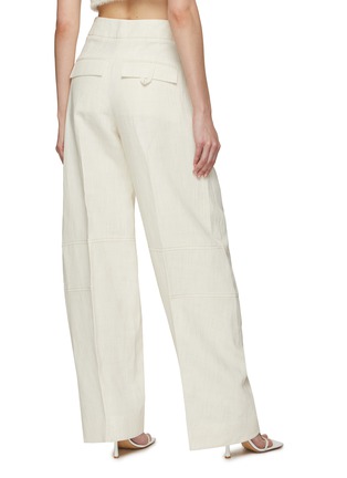Back View - Click To Enlarge - JACQUEMUS - Wide Leg High Waisted Pants