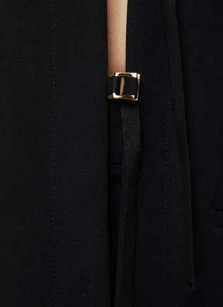 - JACQUEMUS - Oversized Gold-Toned Buckle Blazer