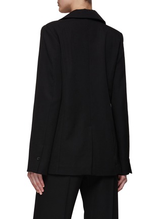 Back View - Click To Enlarge - JACQUEMUS - Oversized Gold-Toned Buckle Blazer