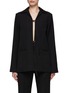 Main View - Click To Enlarge - JACQUEMUS - Oversized Gold-Toned Buckle Blazer