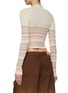 Back View - Click To Enlarge - JACQUEMUS - Polo Collar Knit Top