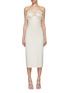 JACQUEMUS Strapless Midi Dress