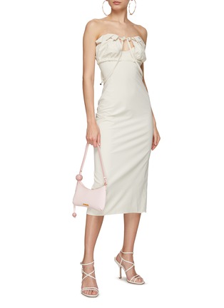 Figure View - Click To Enlarge - JACQUEMUS - Strapless Midi Dress