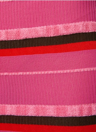  - JACQUEMUS - Striped Side Slit Midi Skirt