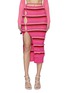 Main View - Click To Enlarge - JACQUEMUS - Striped Side Slit Midi Skirt