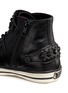 Detail View - Click To Enlarge - ASH - 'Frog' stud leather kids sneakers