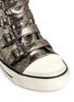 Detail View - Click To Enlarge - ASH - 'Fanta' metallic leather kids sneakers