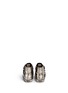 Back View - Click To Enlarge - ASH - 'Fanta' metallic leather kids sneakers