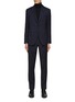 Main View - Click To Enlarge - LARDINI - Single Breasted Notch Lapel Half Lined Supersoft Suit
