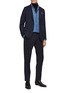 Figure View - Click To Enlarge - LARDINI - Single Breasted Notch Lapel Half Lined Supersoft Suit