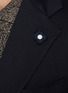  - LARDINI - Single Breasted Notch Lapel Silk Cotton Blend Knit Blazer