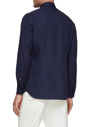 Back View - Click To Enlarge - LARDINI - Cotton Button Up Shirt