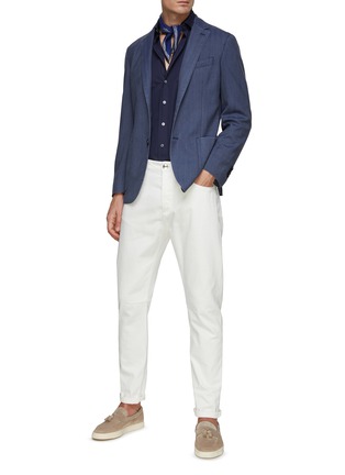 Figure View - Click To Enlarge - LARDINI - Cotton Button Up Shirt