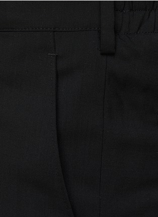  - LARDINI - Flat Front Elasticated Waist Pressed Crease Packable Pants
