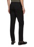 Back View - Click To Enlarge - LARDINI - Flat Front Elasticated Waist Pressed Crease Packable Pants