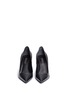 Front View - Click To Enlarge - ALEXANDER WANG - 'Trista' cutout heel leather pumps