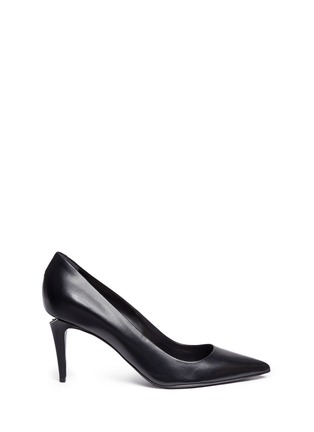 Main View - Click To Enlarge - ALEXANDER WANG - 'Trista' cutout heel leather pumps