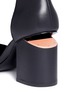 Detail View - Click To Enlarge - ALEXANDER WANG - 'Abby' cutout heel leather sandals