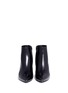 Front View - Click To Enlarge - ALEXANDER WANG - 'Liv' cutout wedge heel ankle boots