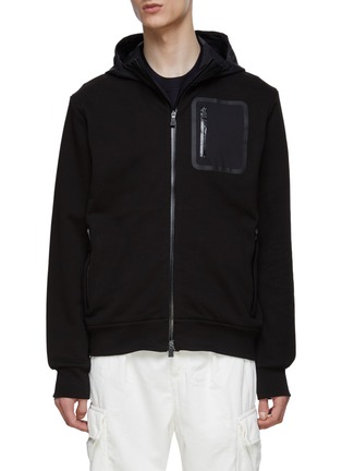 Main View - Click To Enlarge - HERNO - ‘Laminar’ Front Zip Hooded Jacket