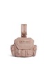 Main View - Click To Enlarge - ALEXANDER WANG - Mini Marti' washed leather three-way backpack