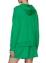 Back View - Click To Enlarge - LISA YANG - ‘LUALLA’ CASHMERE HOODIE AND ‘GIO’ CASHMERE SHORTS SET